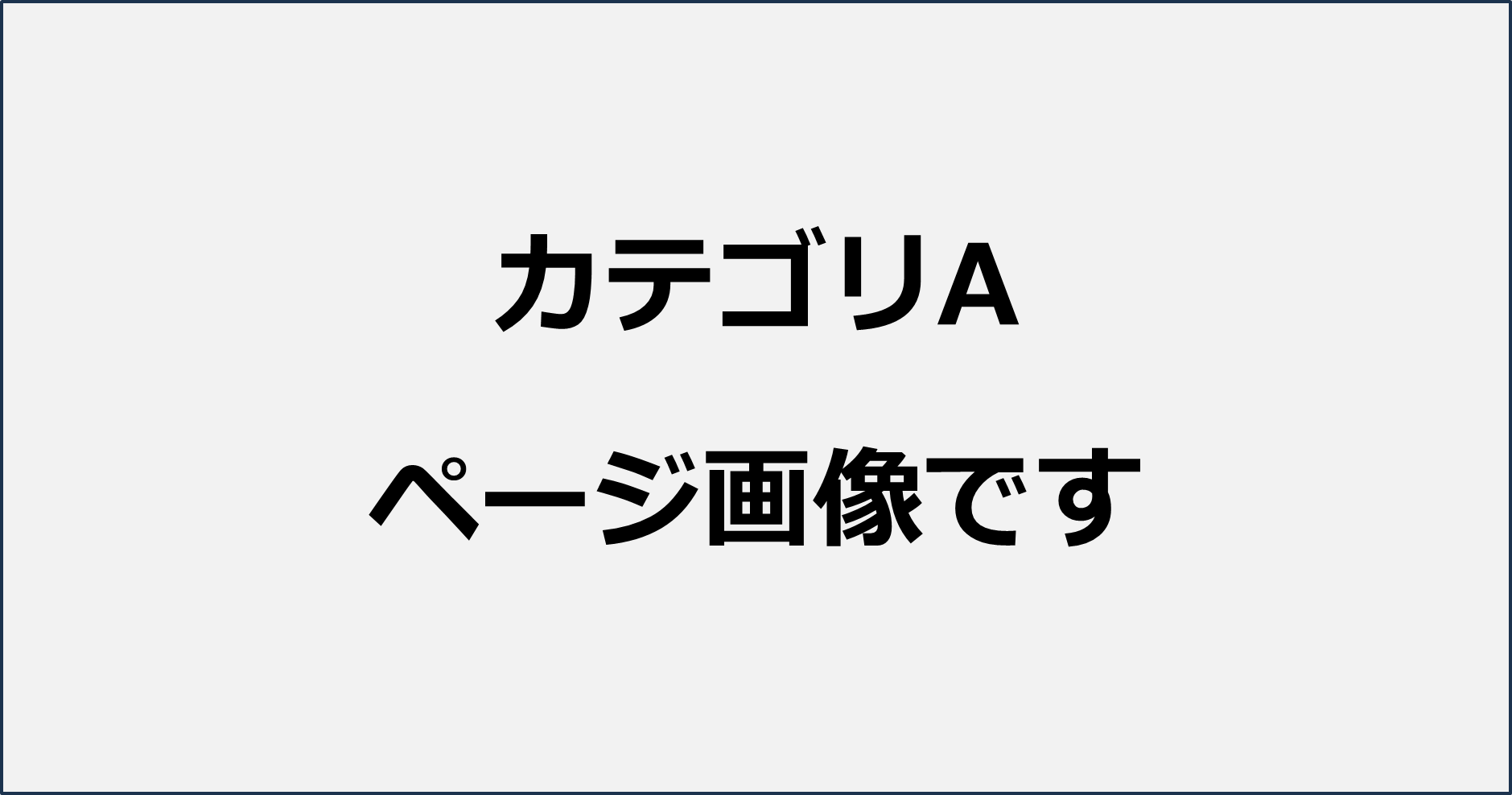 カテゴリA　ページ画像