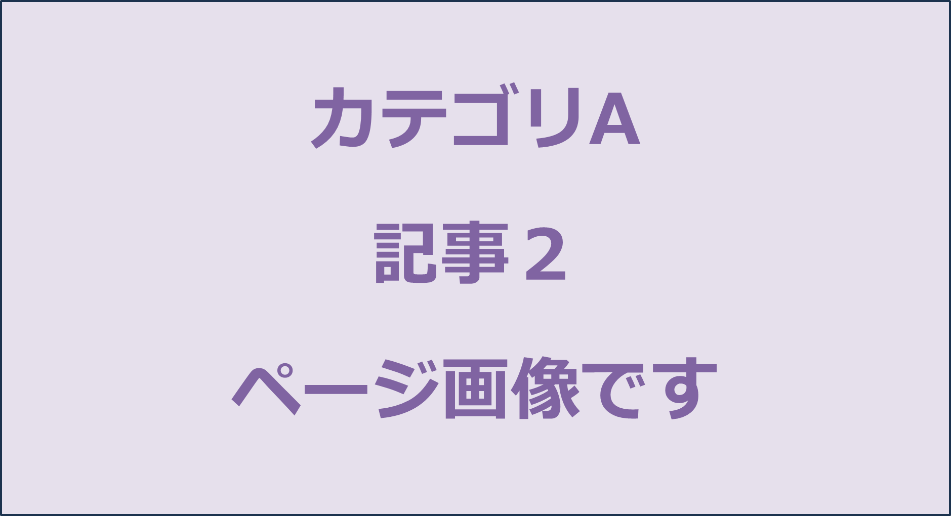 カテゴリA記事２ページ画像